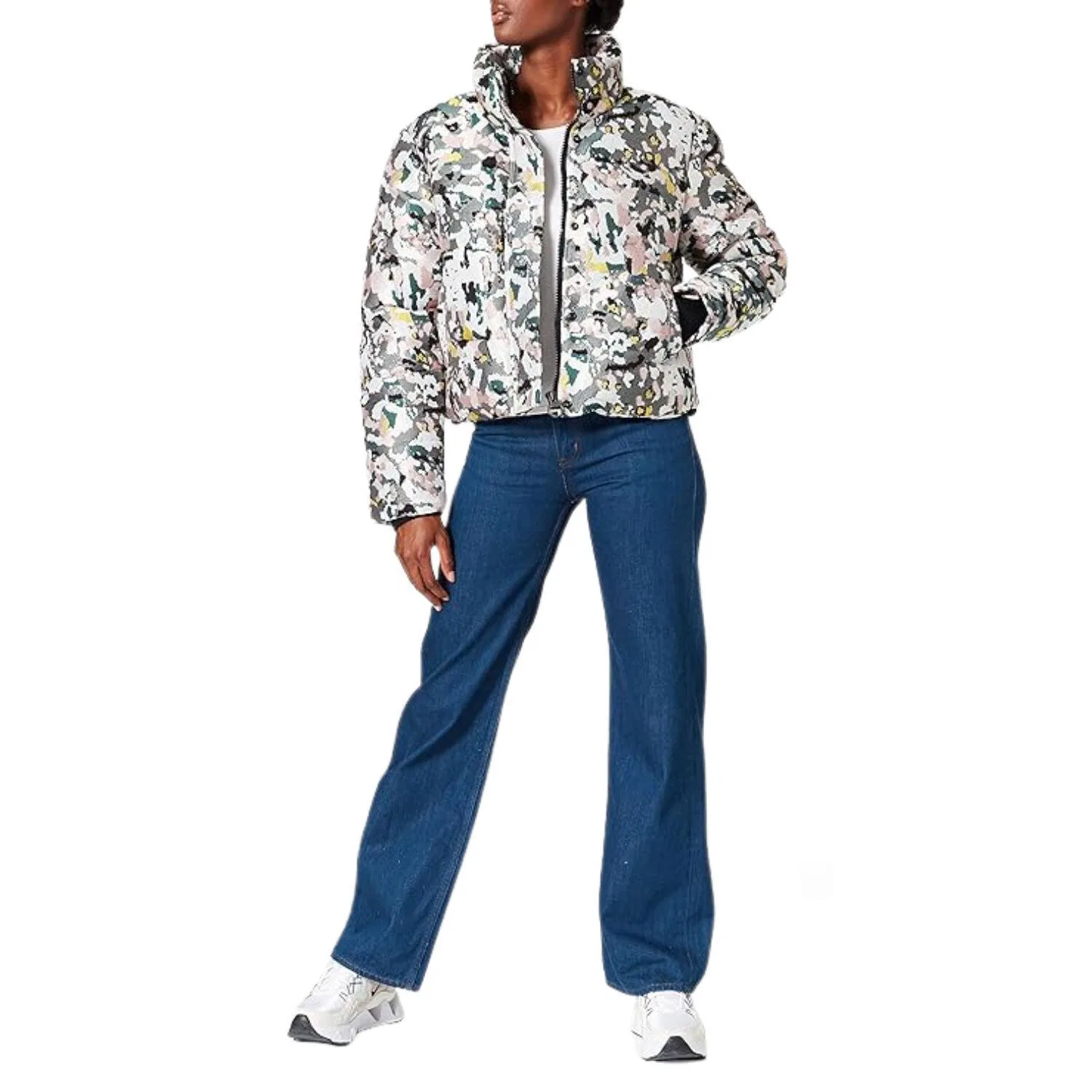 Женская куртка с принтом Jacquard Superdry, Weiss — фото 4