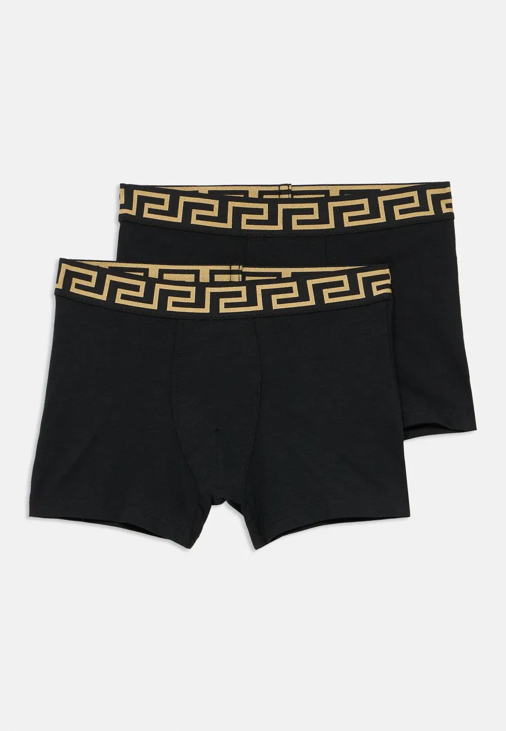 Комплект из двух плавок с логотипом Топики Versace, Nero