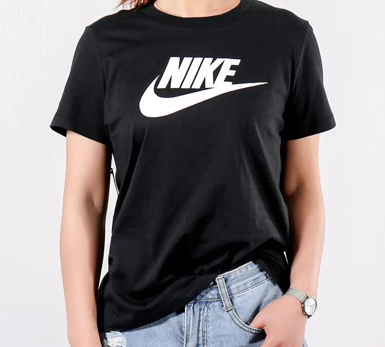 Футболка с принтом Nike Sportswear Tee Essntl Icon Futur, черный — фото 3