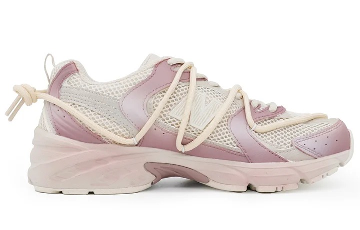 Кроссовки New Balance Casual Running Shoes, розовый/фиолетовый — фото 2