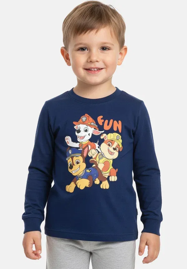 Пижама с принтом Paw Patrol, хлопок, Paw Patrol, синий, серый — фото 2