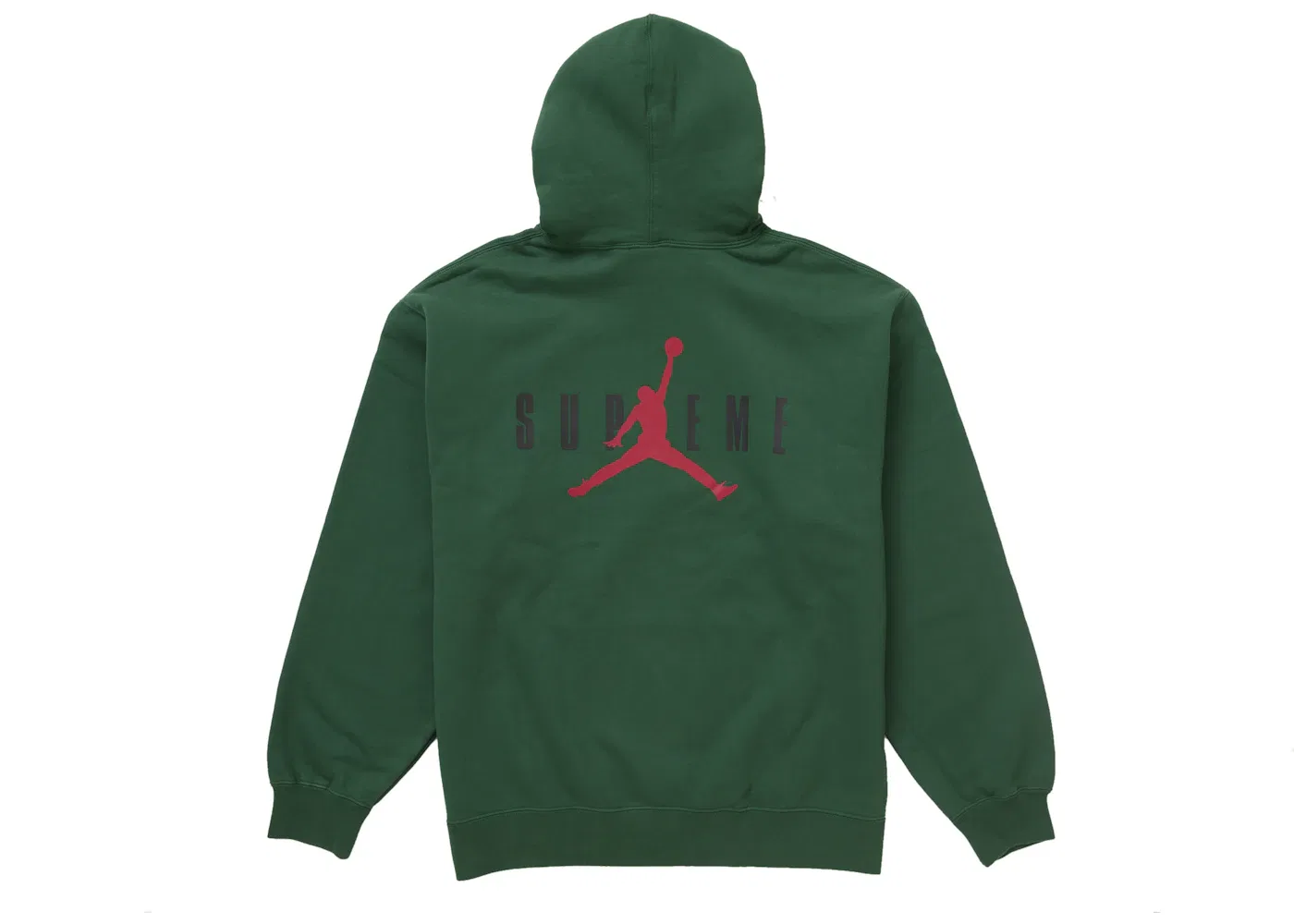Мужской худи с принтом Supreme Jordan Hooded Sweatshirt (FW24), Green