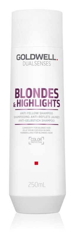 

Шампунь для светлых волос, нейтрализующий желтоватый оттенок. Goldwell Dualsenses Blondes & Highlights