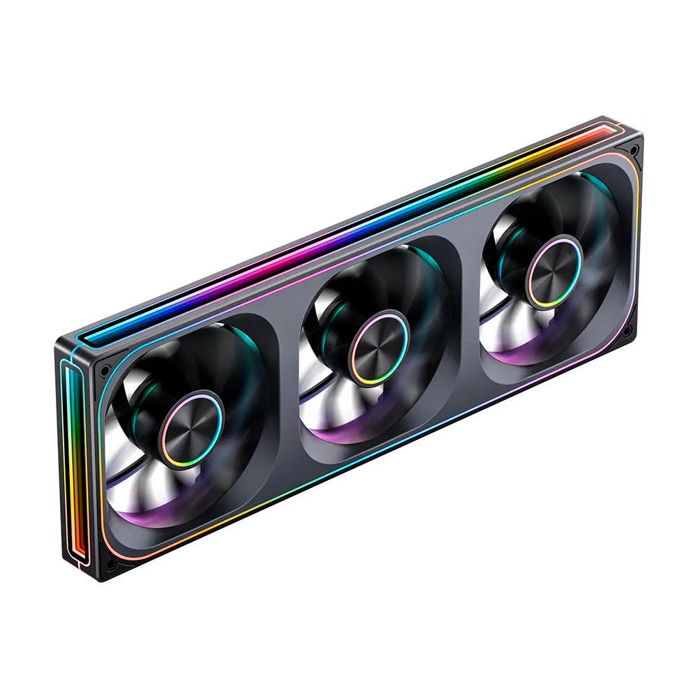 

Вентилятор для корпуса JONSBO ZA-360BR, 120 мм, 3 шт., реверс, черный