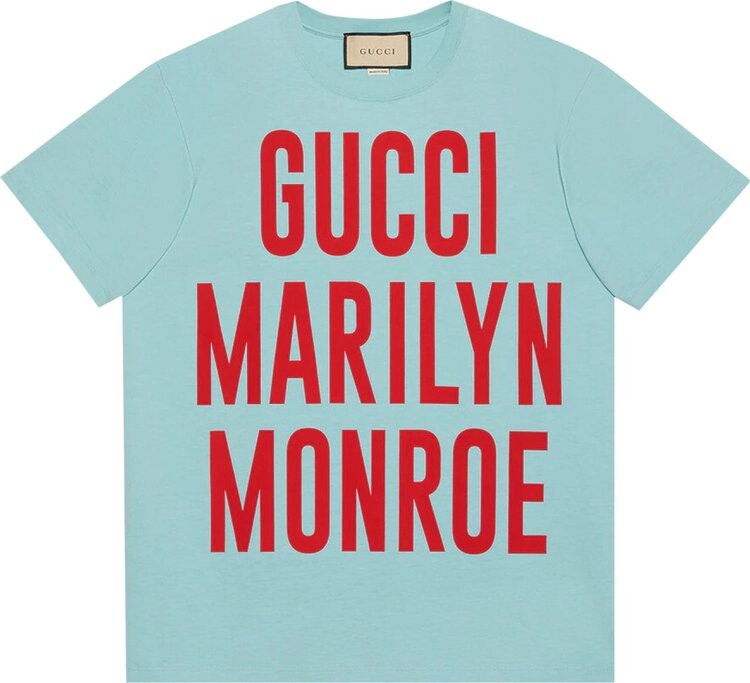 

Футболка Gucci Marilyn Monroe T-Shirt Turquoise