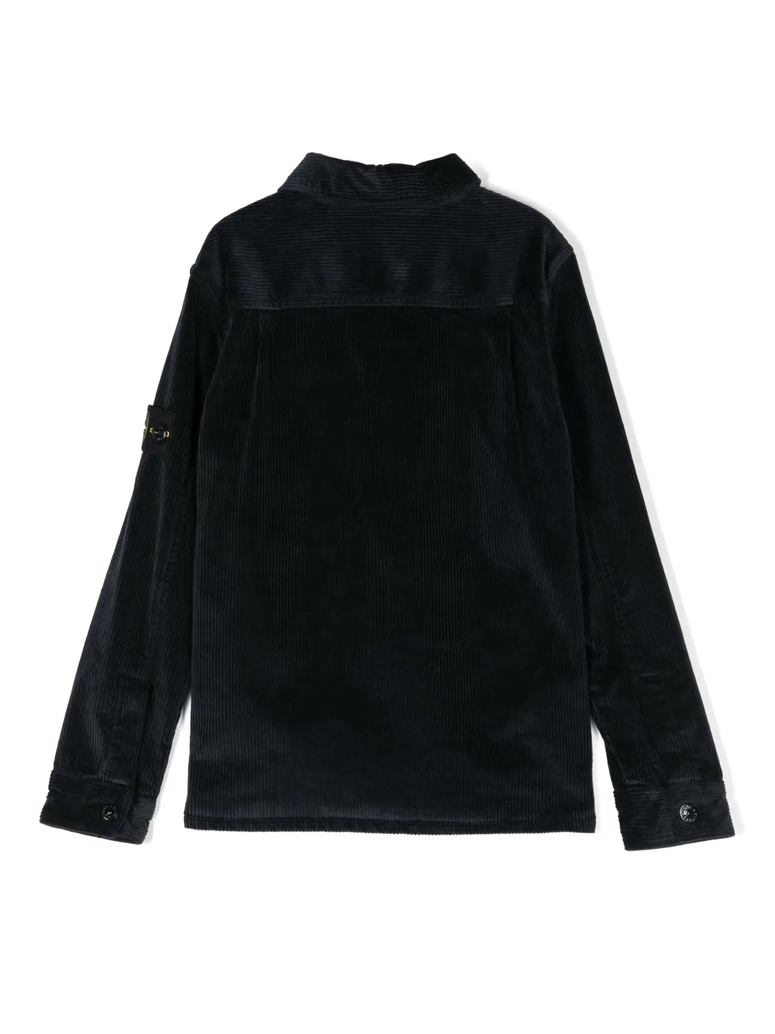 Рубашка-овершифт с нашивкой Компас Stone Island, темно-синий — фото 2