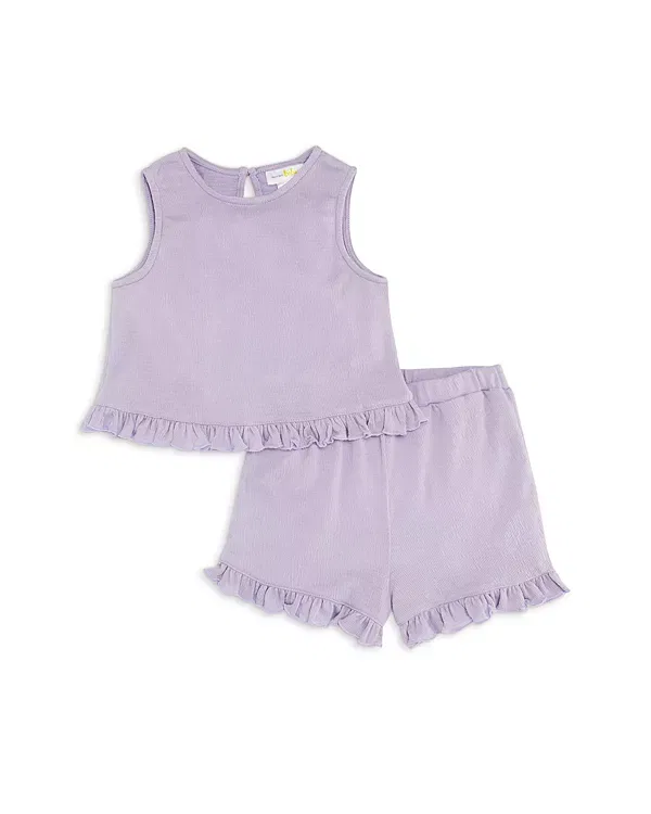 Детский комплект для девочек с рюшами Bloomie's Baby, Lilac