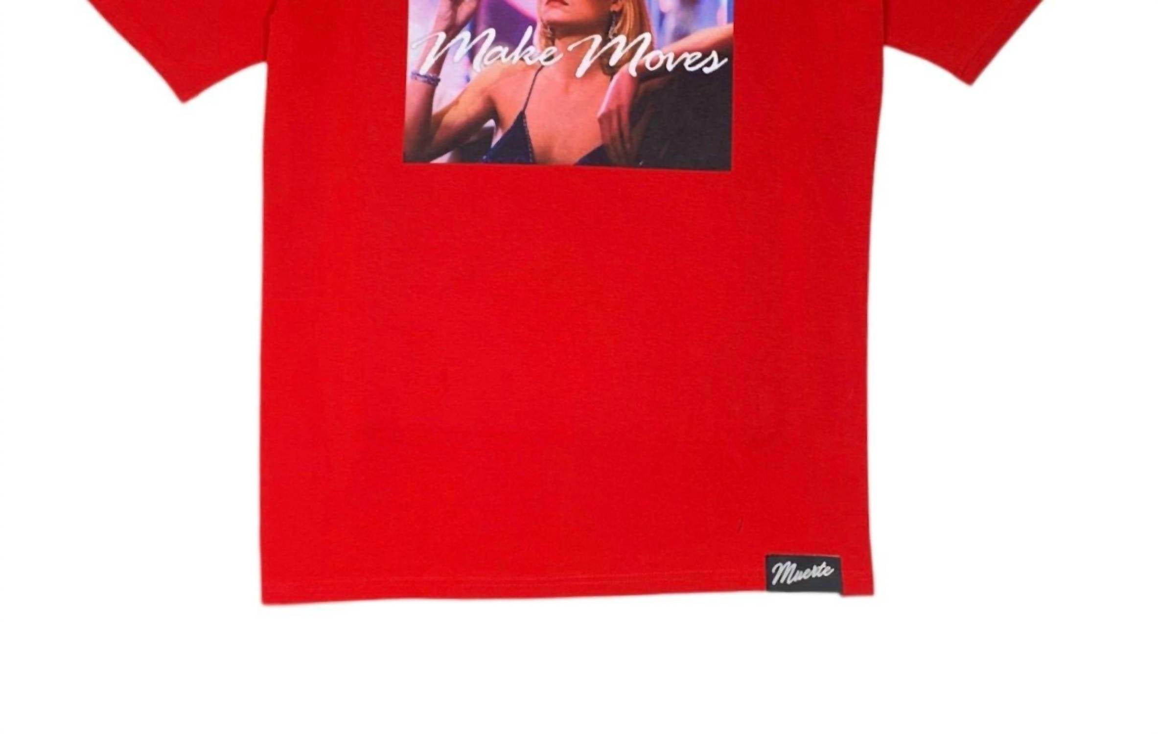 

Футболка мужская Make Moves красного цвета Hasta Muerte