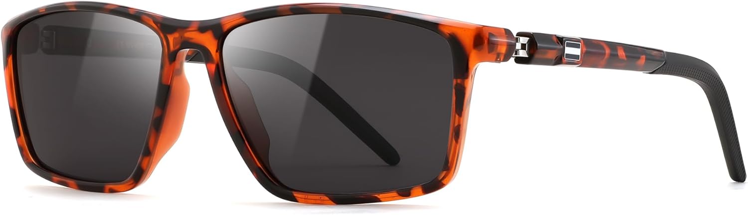 

Солнцезащитные очки FEISEDY квадратной формы для мужчин и женщин, ретро-стиль, прямоугольная форма, классические солнцезащитные очки, модная винтажная оправа, поляризованные, защита от УФ-излучения UV400, B0288, Tortoise/Grey