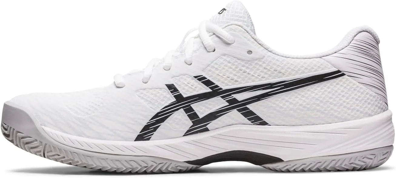 Мужские теннисные кроссовки ASICS Gel-Game 9, White Black — фото 3