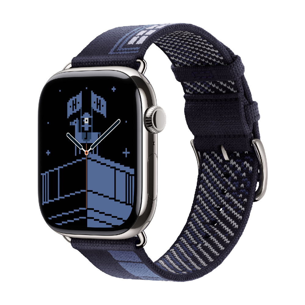 

Умные часы Apple Watch Hermès Series 11 (GPS+Cellular), 46 мм, Silver Titanium Case/Bleu Nuit Faubourg Party - One Size, Серебристый, Умные часы Apple Watch Hermès Series 11 (GPS+Cellular), 46 мм, Silver Titanium Case/Bleu Nuit Faubourg Party - One Size