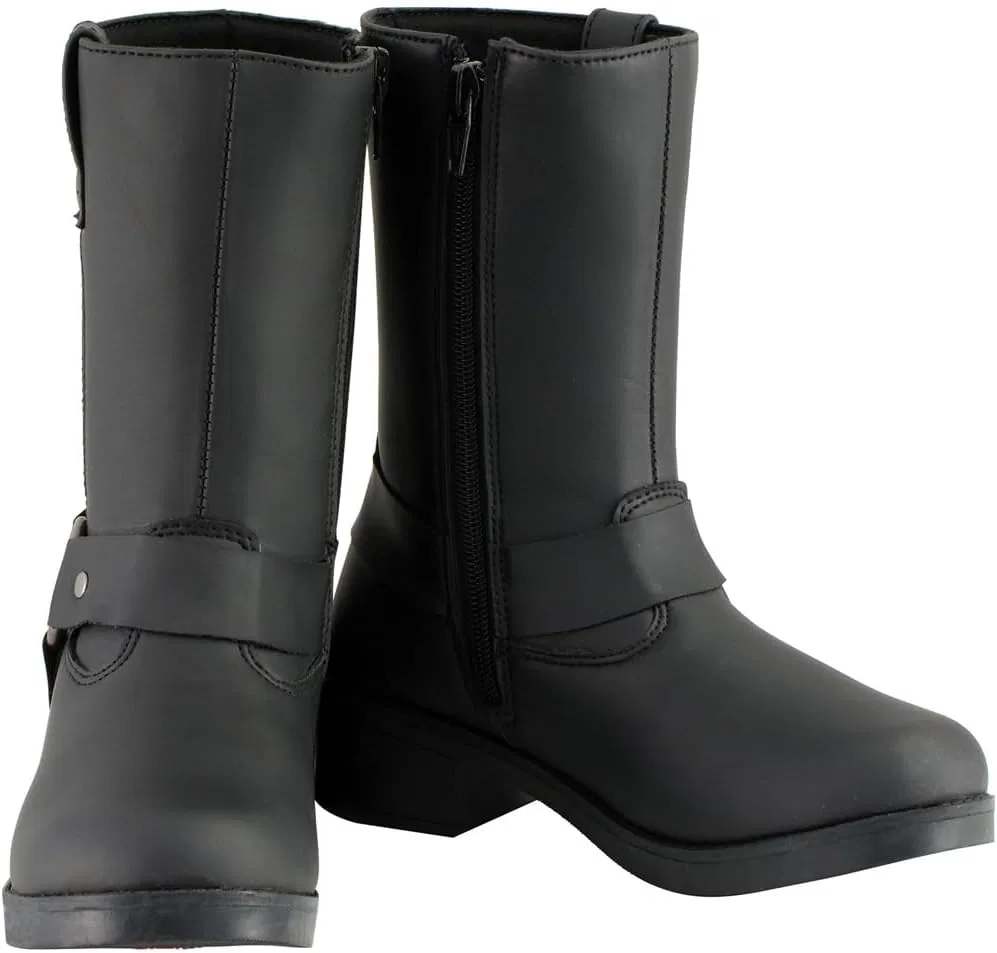 Детские ботинки из искусственной кожи для мальчиков Classic Boots Milwaukee Leather, Black — фото 2