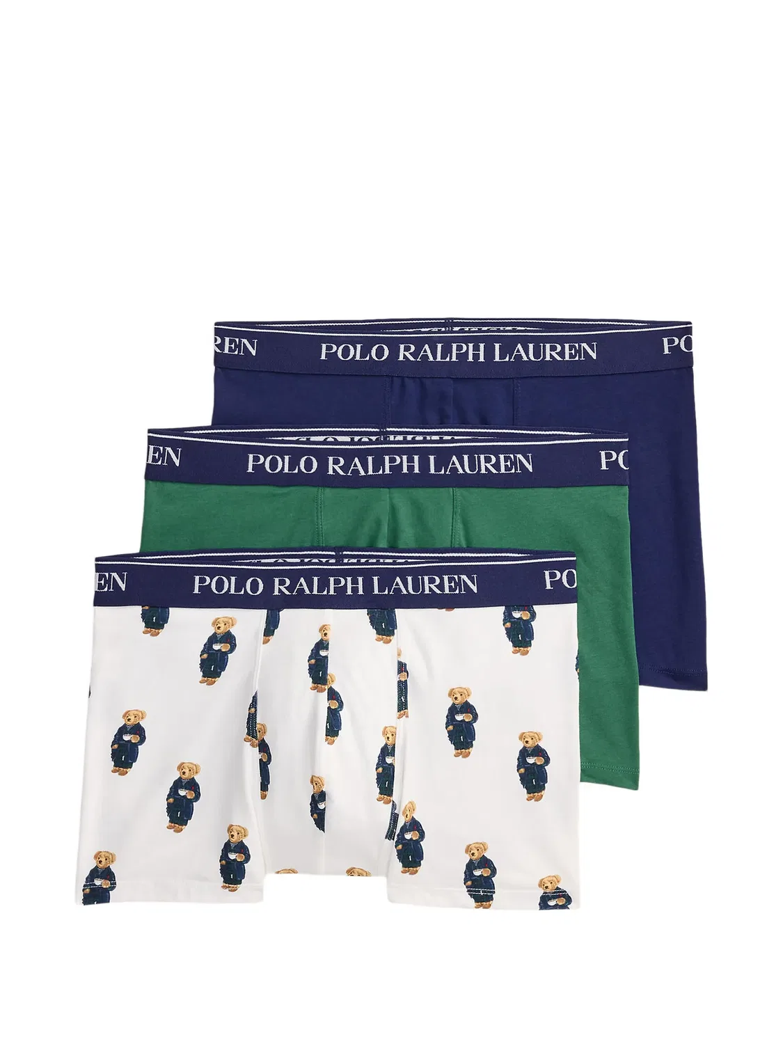 Комплект Classic из трех боксеров Polo Ralph Lauren, белый
