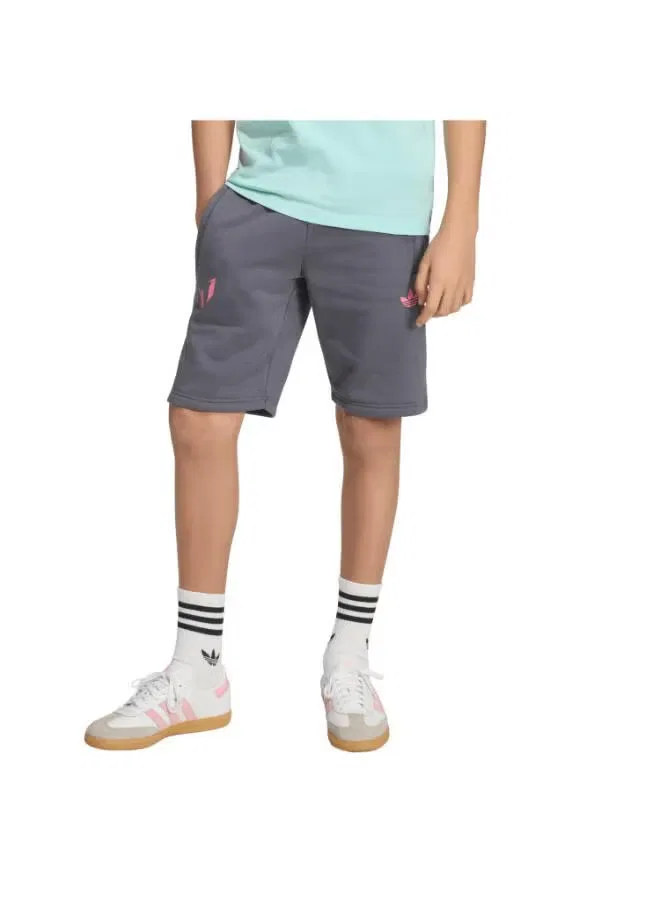 Шорты с логотипом Messi Adidas Originals, черный