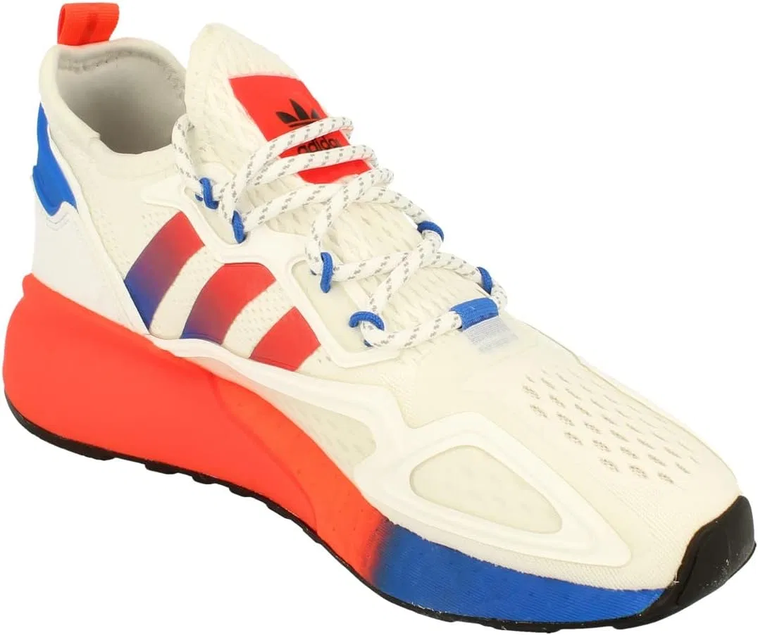 Детские кроссовки для мальчиков adidas, Blue White Red — фото 4