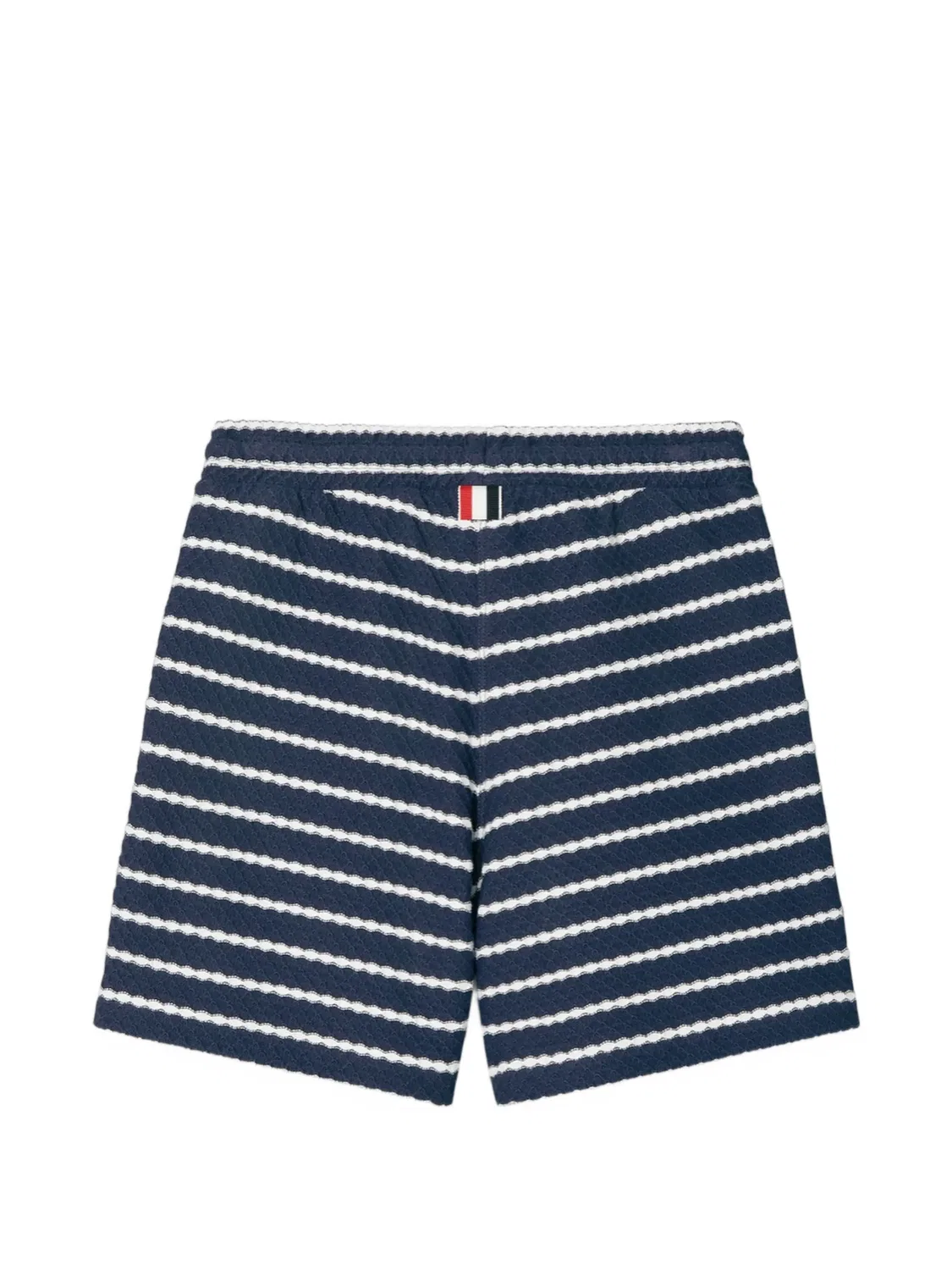 Шорты в полоску Thom Browne Kids, синий — фото 2