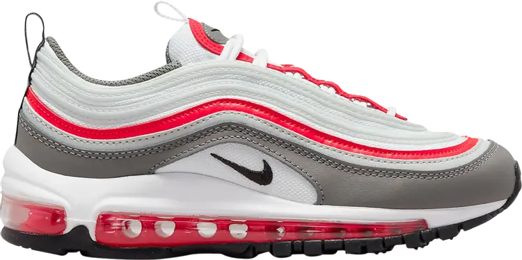 

Кроссовки Nike Air Max 97 GS 'White Flat Pewter', белый