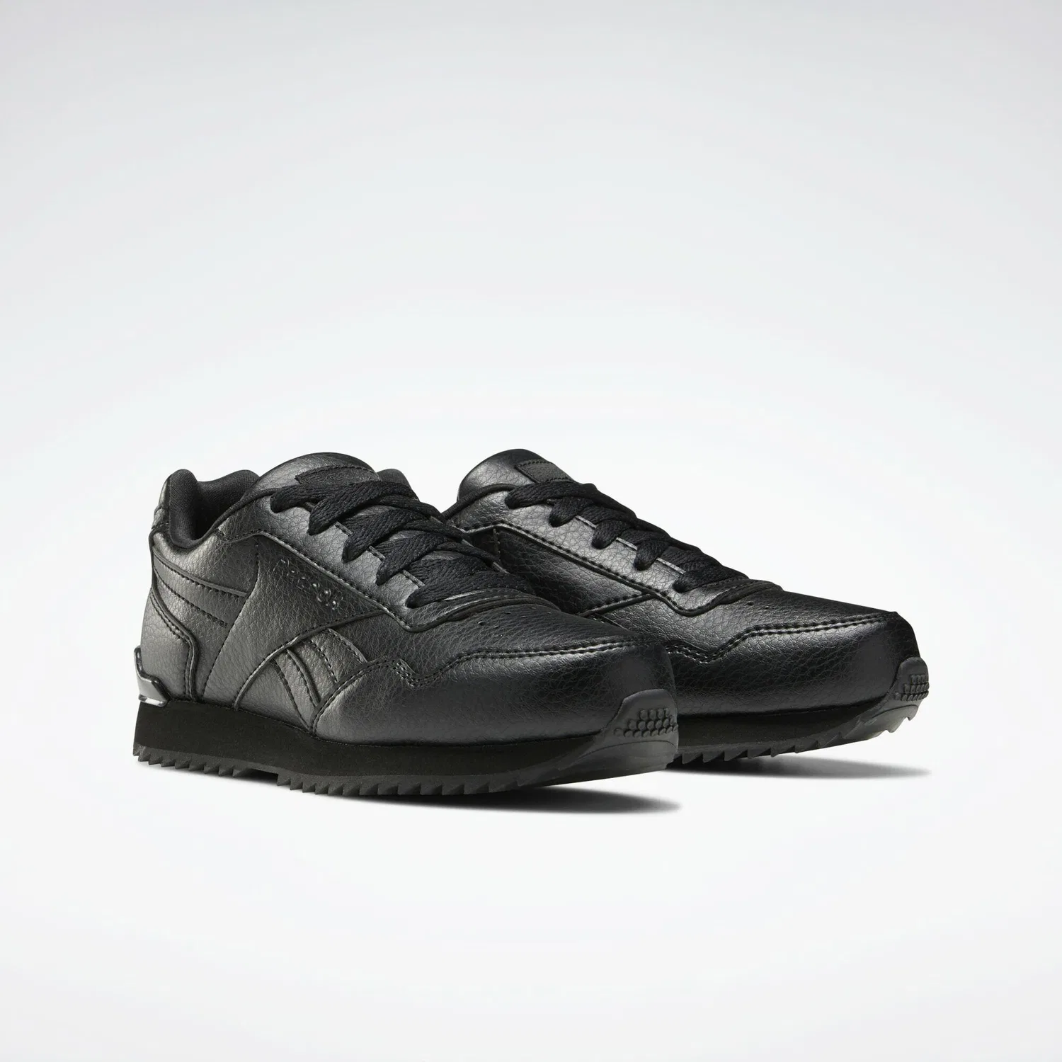 Детские кроссовки с ретро-дизайном Reebok Royal Glide Ripple Clip Shoes, Schwarz — фото 4