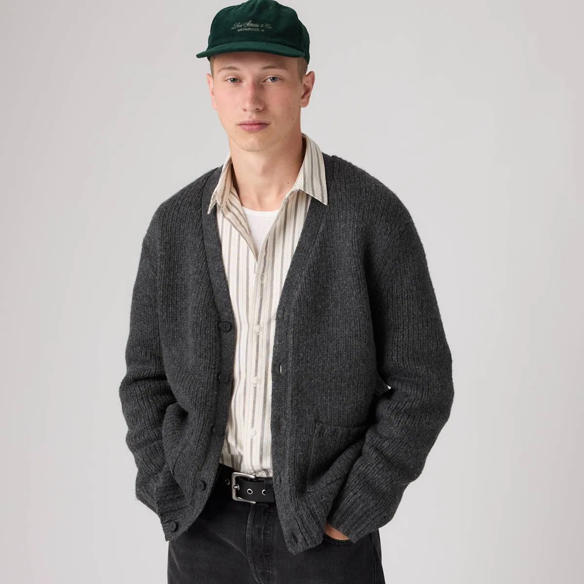 Кардиган «Mammoth» Levi's, Obscidian Heather - Black