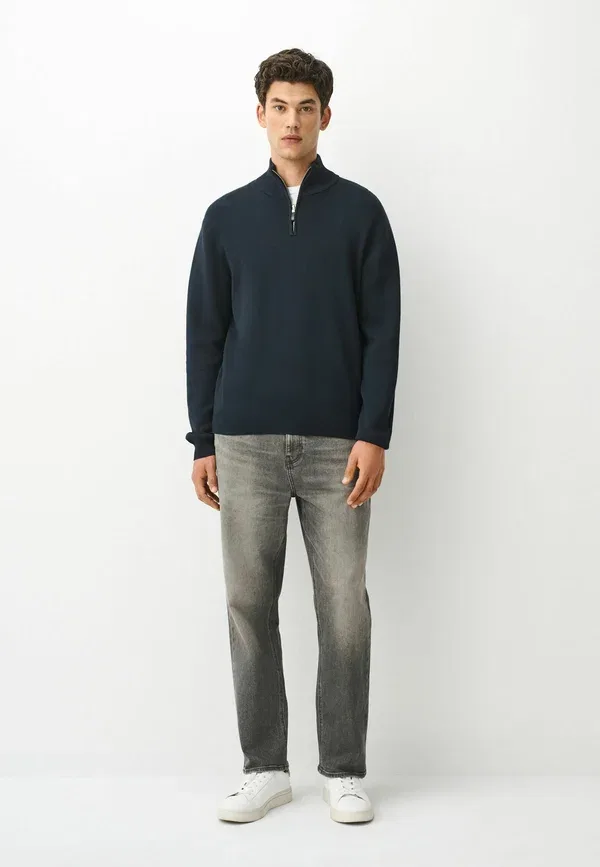 Джемпер с воротником на молнии, Regular Fit, Next, Navy Blue, темно-синий — фото 2