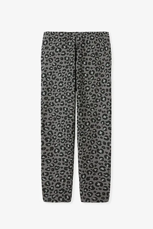 Детские леггинсы для девочек с принтом Leopard Patterned High Waist Cotton Penti, Multicolor