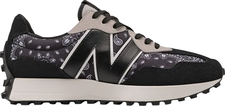 

Кроссовки New Balance 327 'Paisley Pack - Black White', черный