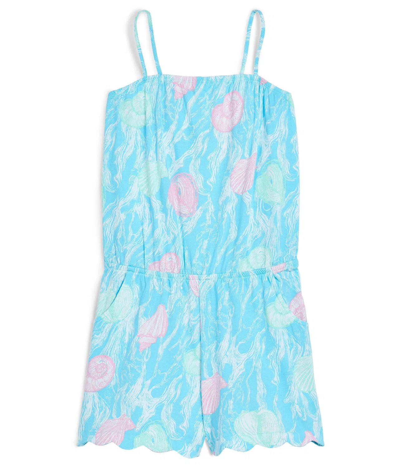 Комбинезон Mini Jace (для малышей/детей постарше) Lilly Pulitzer Kids, Capri Blue Shelden