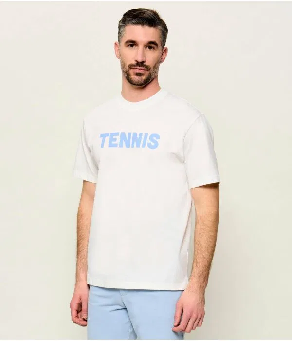 Мужская футболка хлопковая Lacoste, Écru