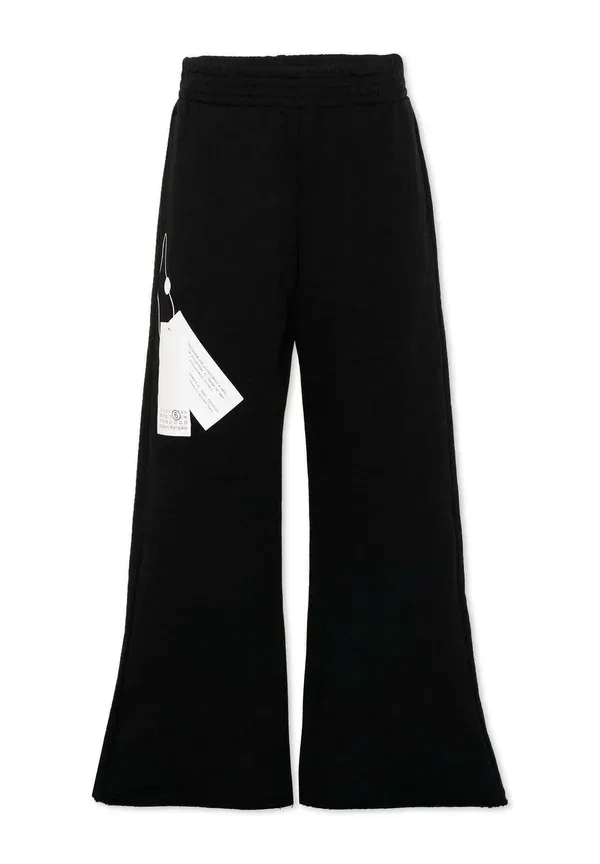 Брюки с принтом tracksuit bottoms Mm6 Maison Margiela, черный