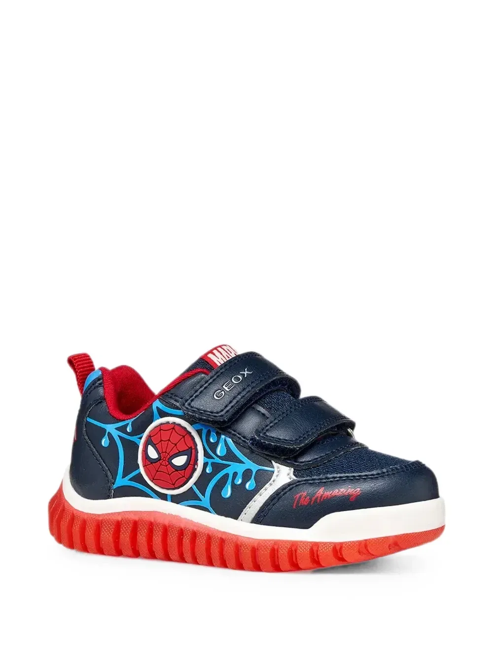 Кроссовки на липучках X Marvel Spider-Man Geox Kids, синий