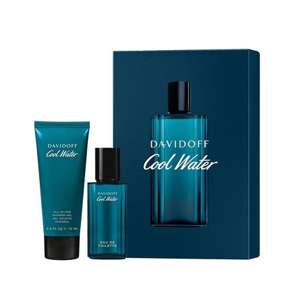 

Туалетная вода Davidoff Cool Water 40 мл и гель для душа All-In-One 75 мл Подарочный набор - 112,4 г