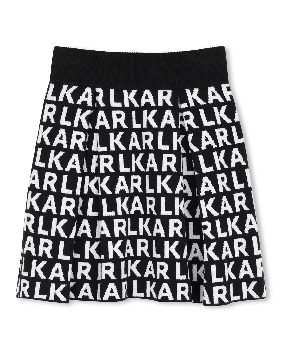 Детская юбка для девочек с принтом Karl Lagerfeld Kids, Multicolor — фото 3