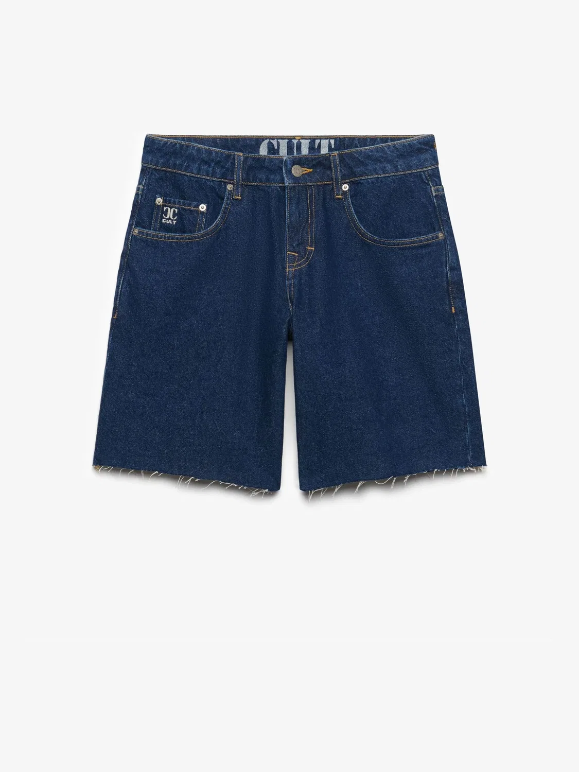 Шорты свободные Mid Rise Baggy Superdry, темно-синие