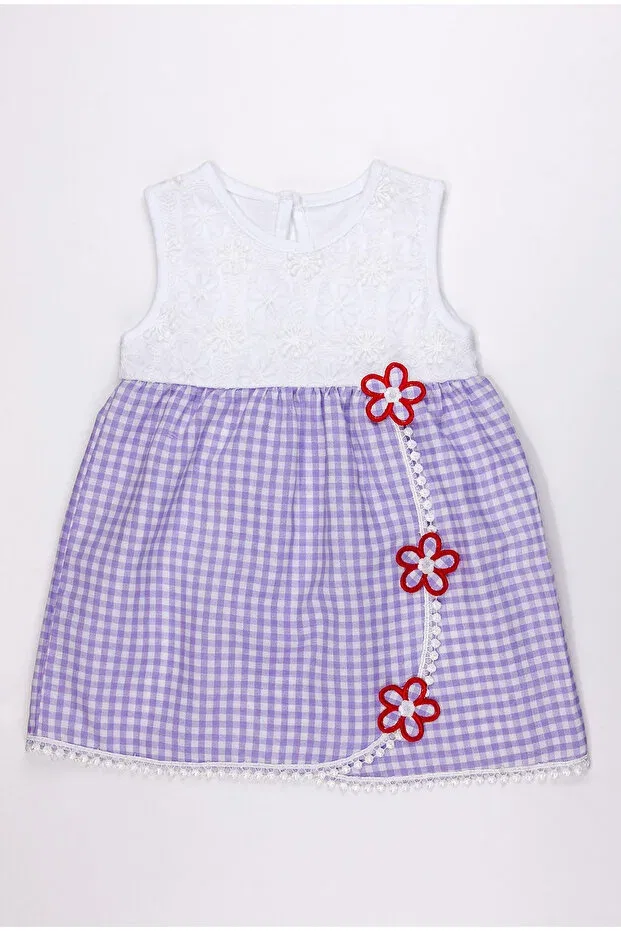 Детское платье для девочек кружевное Chicsy Baby, Lilac