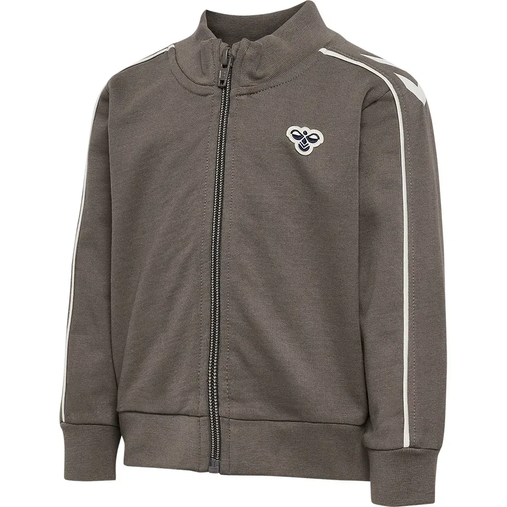 Детский спортивный костюм для девочек из органического хлопка Hummel Mini CO Regular, Grey — фото 2
