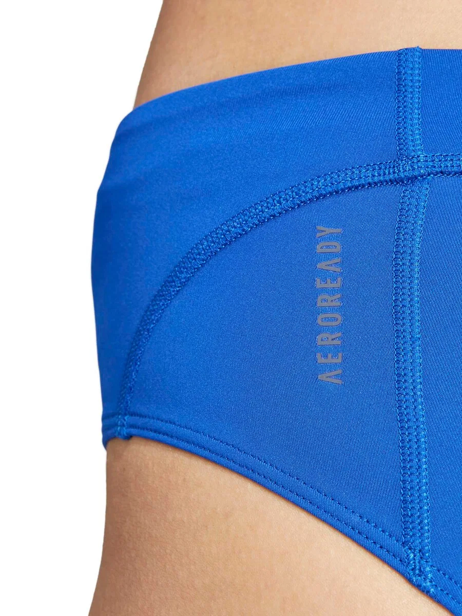 Спортивные плавки-бикини ADIDAS PERFORMANCE 'ADIZERO' синего цвета — фото 3
