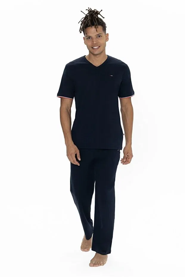 Мужской комплект пижам с коротким рукавом U.S. Polo Assn., Navy Blue
