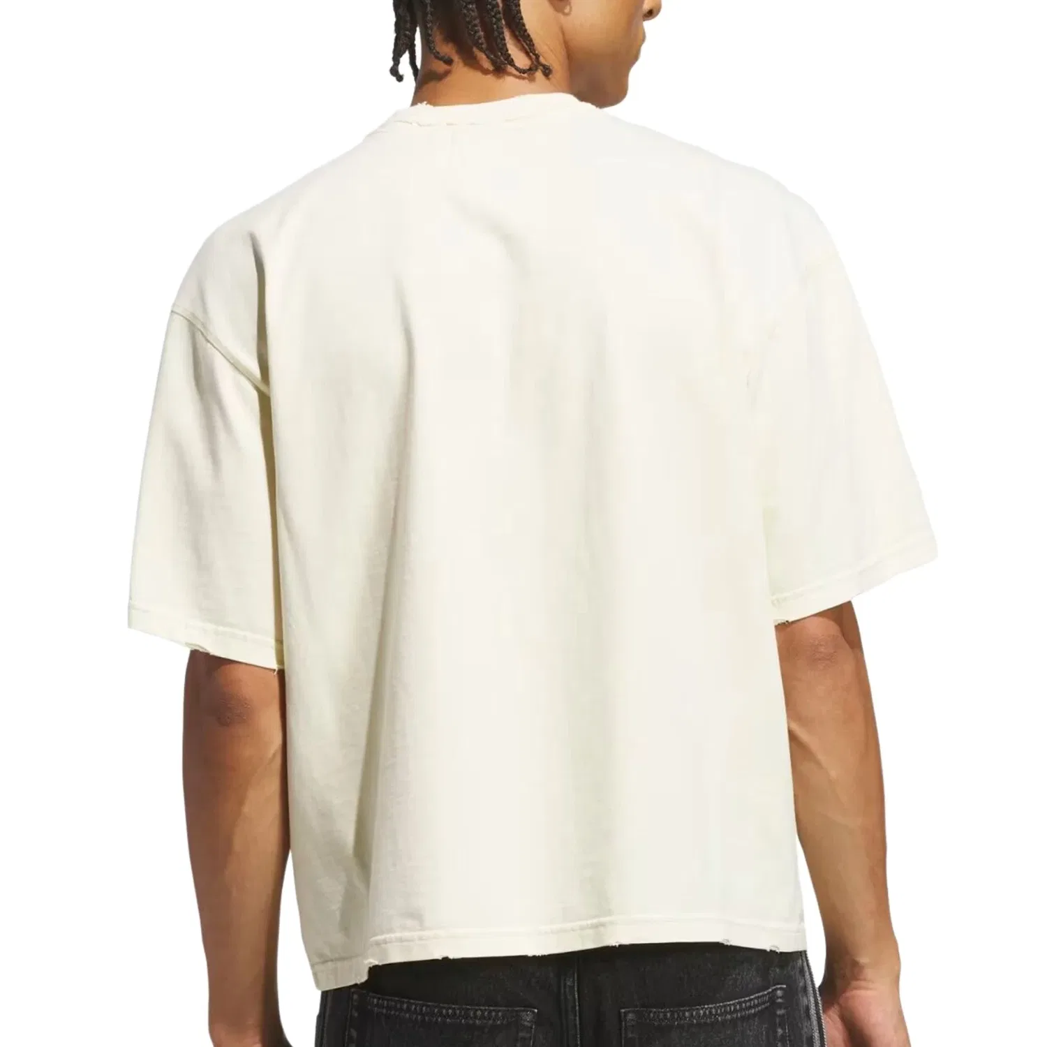 Мужская футболка с графическим принтом AOA Graphic T-Shirt Adidas, белый — фото 3