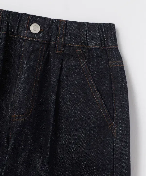 Джинсовые шорты свободного кроя, Musinsa Standard Kids, Deep Indigo — фото 3