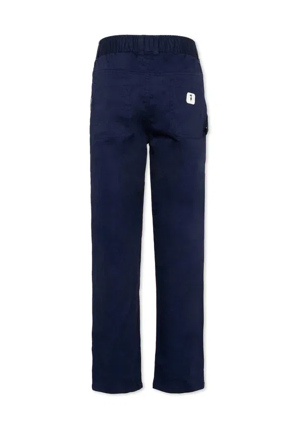 Брюки хлопковые Pantaloni Tru Trussardi Junior, синий — фото 2