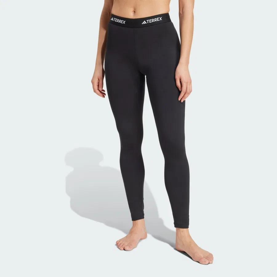 Термолеггинсы с длинным рукавом Terrex JC8196 Multi Synthetic Base Layer Tights adidas, Черный