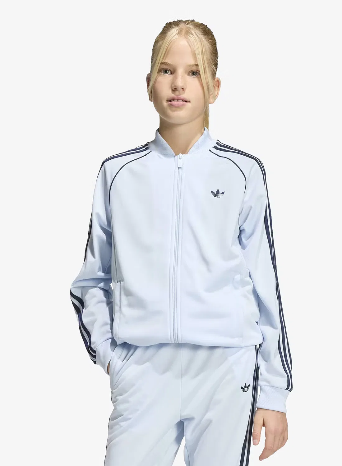 Куртка-трек с принтом adicolor Adidas Originals, синяя