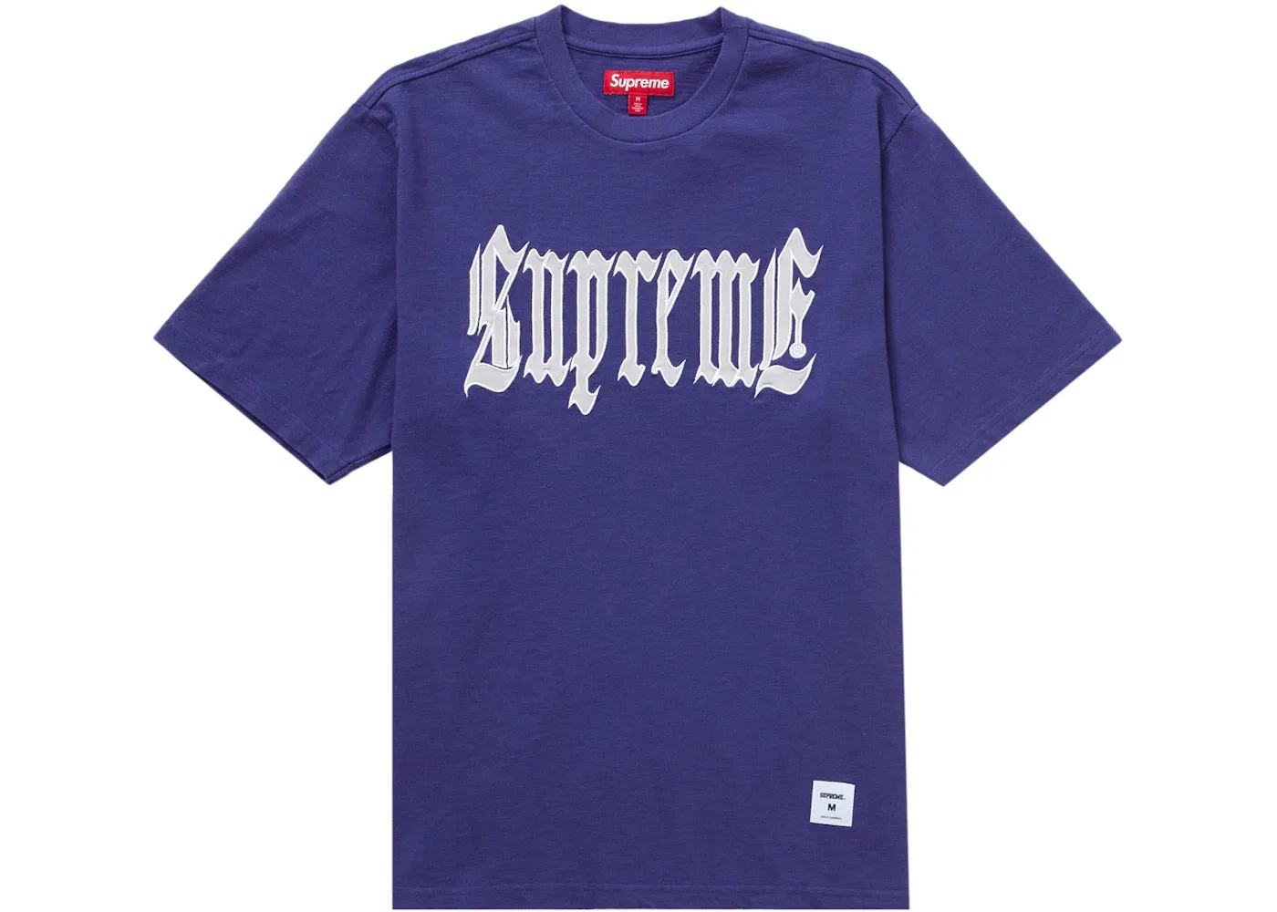 Мужская футболка с принтом Supreme Top (SS24), Washed Navy