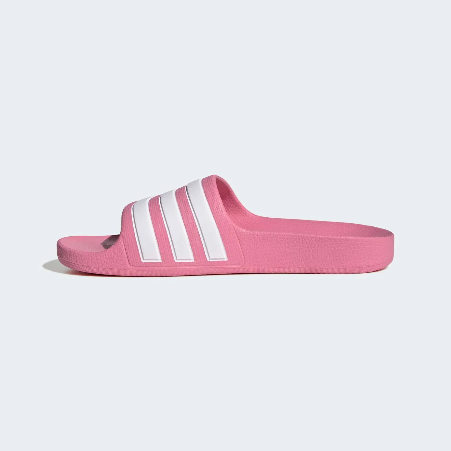 Детские шлепанцы для бассейна с тремя полосками Adidas Sportswear, Bliss Pink/White — фото 3