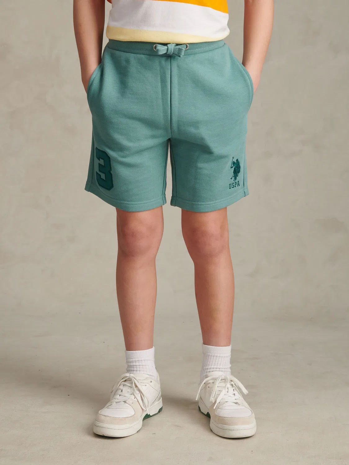 Шорты спортивные Player 3 U.S. Polo Assn., бирюзовый