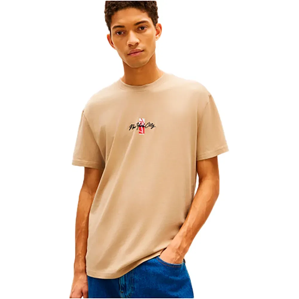 Мужская футболка с принтом Tommy Jeans Tommy hilfiger, Beige