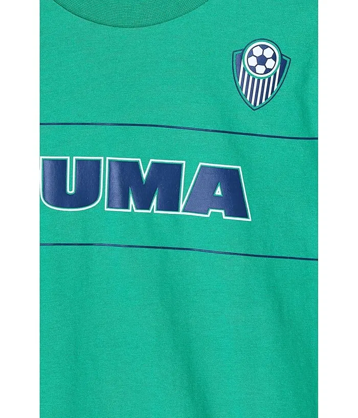 Детский комплект футболка и шорты Graphic T-shirt & Fleece Short Set PUMA Kids, Teal Green — фото 3