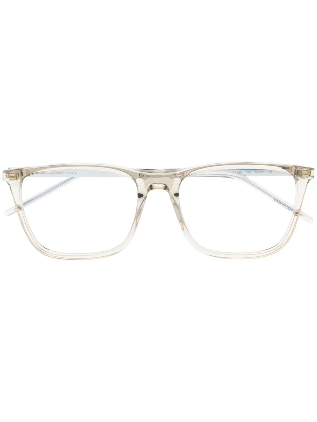 

Очки в квадратной оправе Saint Laurent Eyewear, белый