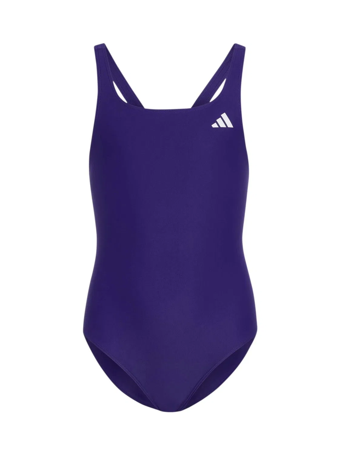 Купальник слитный с V-образной спинкой adidas, синий