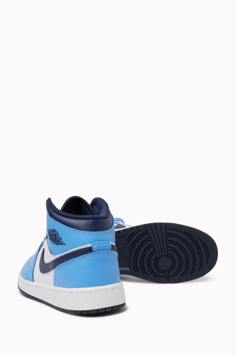 Кроссовки кожаные Air Jordan 1, Jordan, синий — фото 3